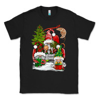 Black christmas gnome truck Classic Tee - BundleAndBundleShop