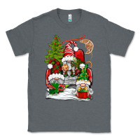 Charcoal Heather christmas gnome truck Classic Tee - BundleAndBundleShop
