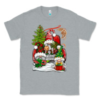 Heather Grey christmas gnome truck Classic Tee - BundleAndBundleShop