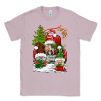 Lilac christmas gnome truck Classic Tee - BundleAndBundleShop