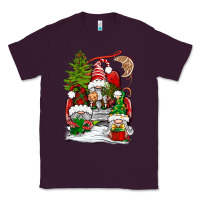 Plum christmas gnome truck Classic Tee - BundleAndBundleShop