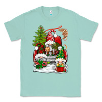 Seafoam christmas gnome truck Classic Tee - BundleAndBundleShop