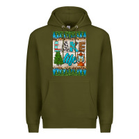 Army Green lake life air freshener Premium Hoodie - HRA Design Shop