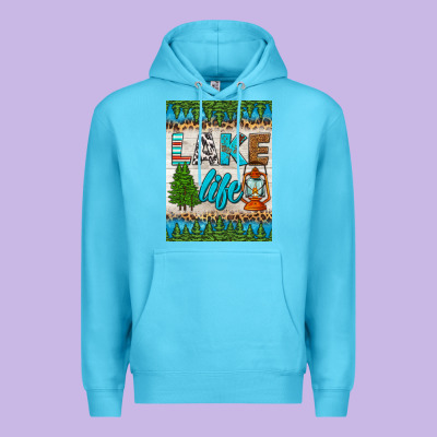 Lake Life Air Freshener Premium Hoodie Designed By Hra Design Shop