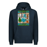 Navy lake life air freshener Premium Hoodie - HRA Design Shop