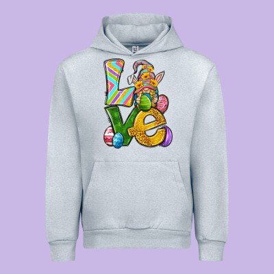 Love Gnome Easter Urban Hoodie Designed By Neo Western