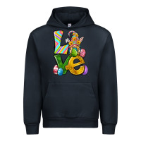 Navy Love gnome Easter Urban Hoodie - Neo Western