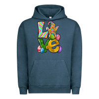 Pigment Midnight Navy Love gnome Easter Urban Hoodie - Neo Western