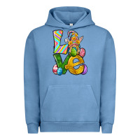 Pigment Pebble Blue Love gnome Easter Urban Hoodie - Neo Western