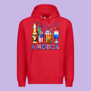 4th Of July American Drinks America Premium Hoodie Designed By Neo Western