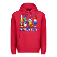 Cardinal 4th of July American drinks America Premium Hoodie - Neo Western