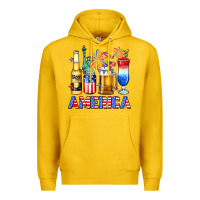 Lemon 4th of July American drinks America Premium Hoodie - Neo Western