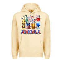 Pina Colada 4th of July American drinks America Premium Hoodie - Neo Western