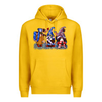 Lemon USA 4th of July gnomes  4th of july Premium Hoodie - CowGirlArtShop