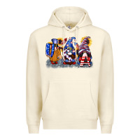 Sandshell USA 4th of July gnomes  4th of july Premium Hoodie - CowGirlArtShop