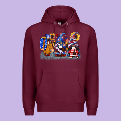 Usa 4th Of July Gnomes  4th Of July Premium Hoodie Designed By Cowgirlartshop