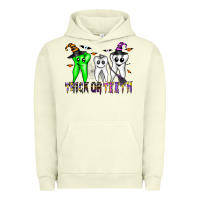 Pigment Pistachio trick or teeth Urban Hoodie - CowhideDigitalArt