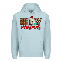 Blue Mist merry christmas Premium Hoodie - CowhideDigitalArt