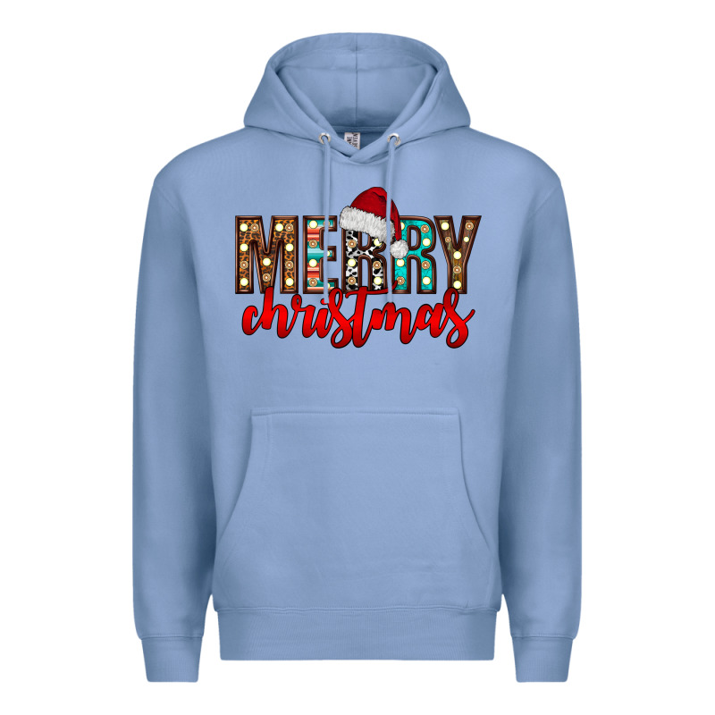Merry Christmas Premium Hoodie by CowhideDigitalArt | Teevron