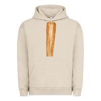 Pigment French Oak wooden baseball Urban Hoodie - FaDigitalArtStudio