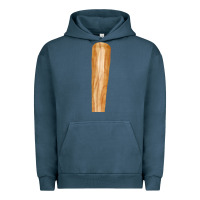 Pigment Midnight Navy wooden baseball Urban Hoodie - FaDigitalArtStudio
