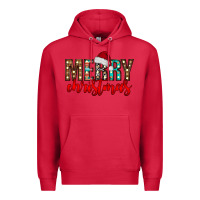 Cardinal merry christmas Premium Hoodie - CowhideDigitalArt