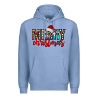 Colony Blue merry christmas Premium Hoodie - CowhideDigitalArt