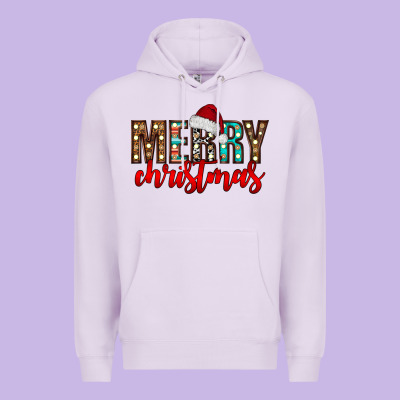 Merry Christmas Premium Hoodie Designed By Cowhidedigitalart