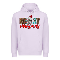 Lilac merry christmas Premium Hoodie - CowhideDigitalArt