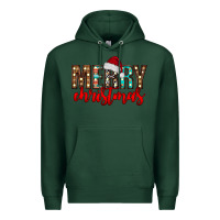 Sports Green merry christmas Premium Hoodie - CowhideDigitalArt
