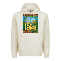 Oatmeal Heather what happens at the lake stays at the lake air freshener Premium Hoodie - HRA Design Shop