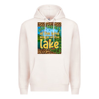 Pale Pink what happens at the lake stays at the lake air freshener Premium Hoodie - HRA Design Shop