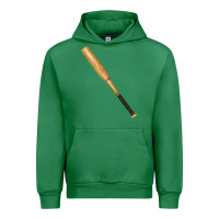 Emerald wooden softball bat Urban Hoodie - FaDigitalArtStudio