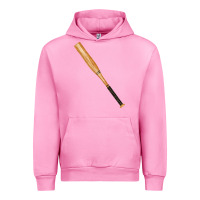 Fuchsia Pink wooden softball bat Urban Hoodie - FaDigitalArtStudio
