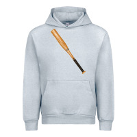 Heather Grey wooden softball bat Urban Hoodie - FaDigitalArtStudio