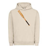Pigment French Oak wooden softball bat Urban Hoodie - FaDigitalArtStudio