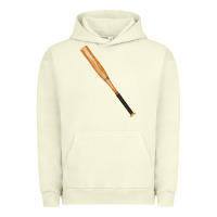 Pigment Pistachio wooden softball bat Urban Hoodie - FaDigitalArtStudio