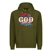 Army Green This is god country 4th of july Premium Hoodie - CowGirlArtShop