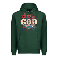 Sports Green This is god country 4th of july Premium Hoodie - CowGirlArtShop