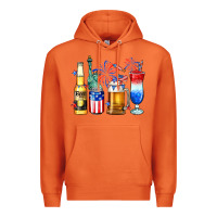 Carrot 4th of July American drinks Premium Hoodie - Neo Western