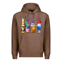 Chestnut 4th of July American drinks Premium Hoodie - Neo Western