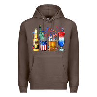 Coffee 4th of July American drinks Premium Hoodie - Neo Western