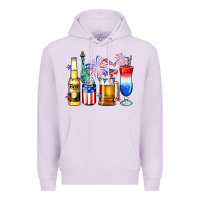 Lilac 4th of July American drinks Premium Hoodie - Neo Western
