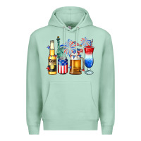 Seafoam 4th of July American drinks Premium Hoodie - Neo Western