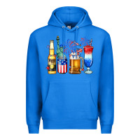 True Royal 4th of July American drinks Premium Hoodie - Neo Western