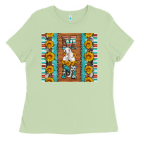 Matcha goat family mom sunflowers serape leopard cowhide tumbler Ladies Tee - Artiststas