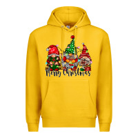 Lemon merry christmas gnomes Premium Hoodie - CowhideDigitalArt