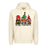 Sandshell merry christmas gnomes Premium Hoodie - CowhideDigitalArt
