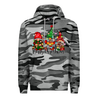 Slate Camo merry christmas gnomes Premium Hoodie - CowhideDigitalArt