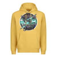Antique Gold the thunder rolls and the lightnin strikes Premium Hoodie - SublimationCraftShop